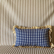 Load image into Gallery viewer, Gingham Ruffle Pillow
