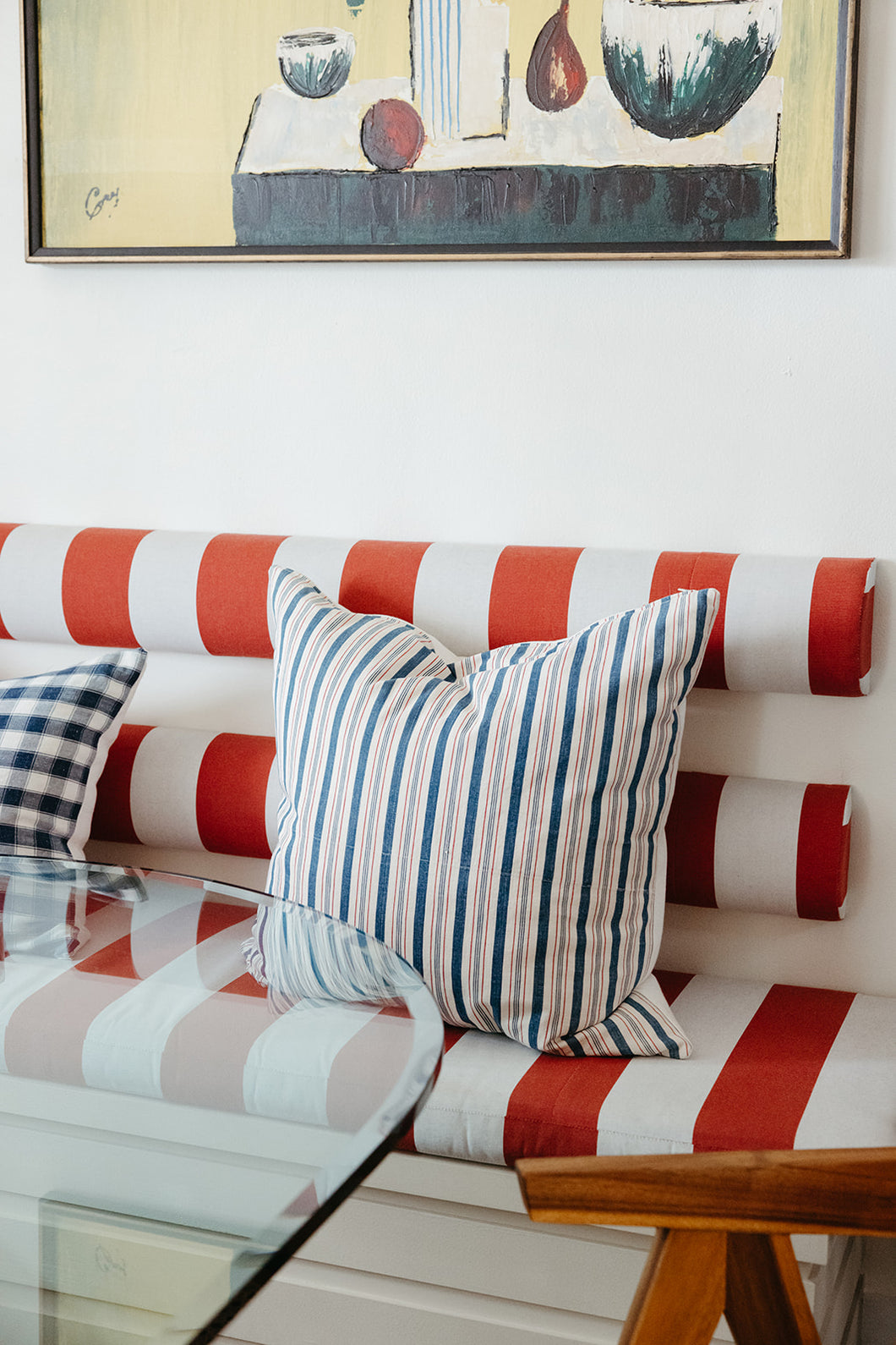 French Ticking Pillow