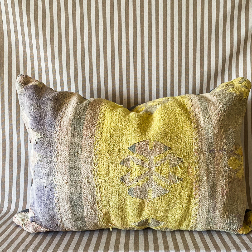 Yellow Kilim Pillow