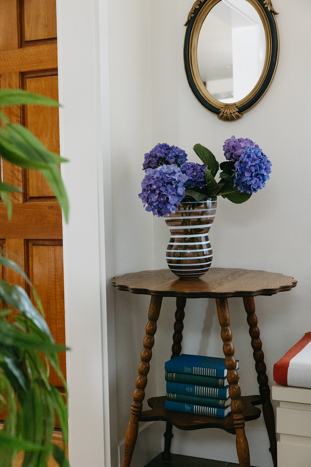 Striped Glass Vase