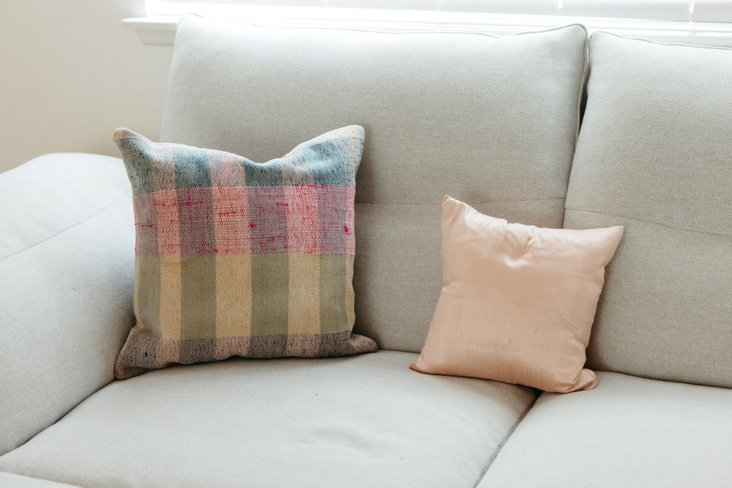 Plaid Kilim Pillow