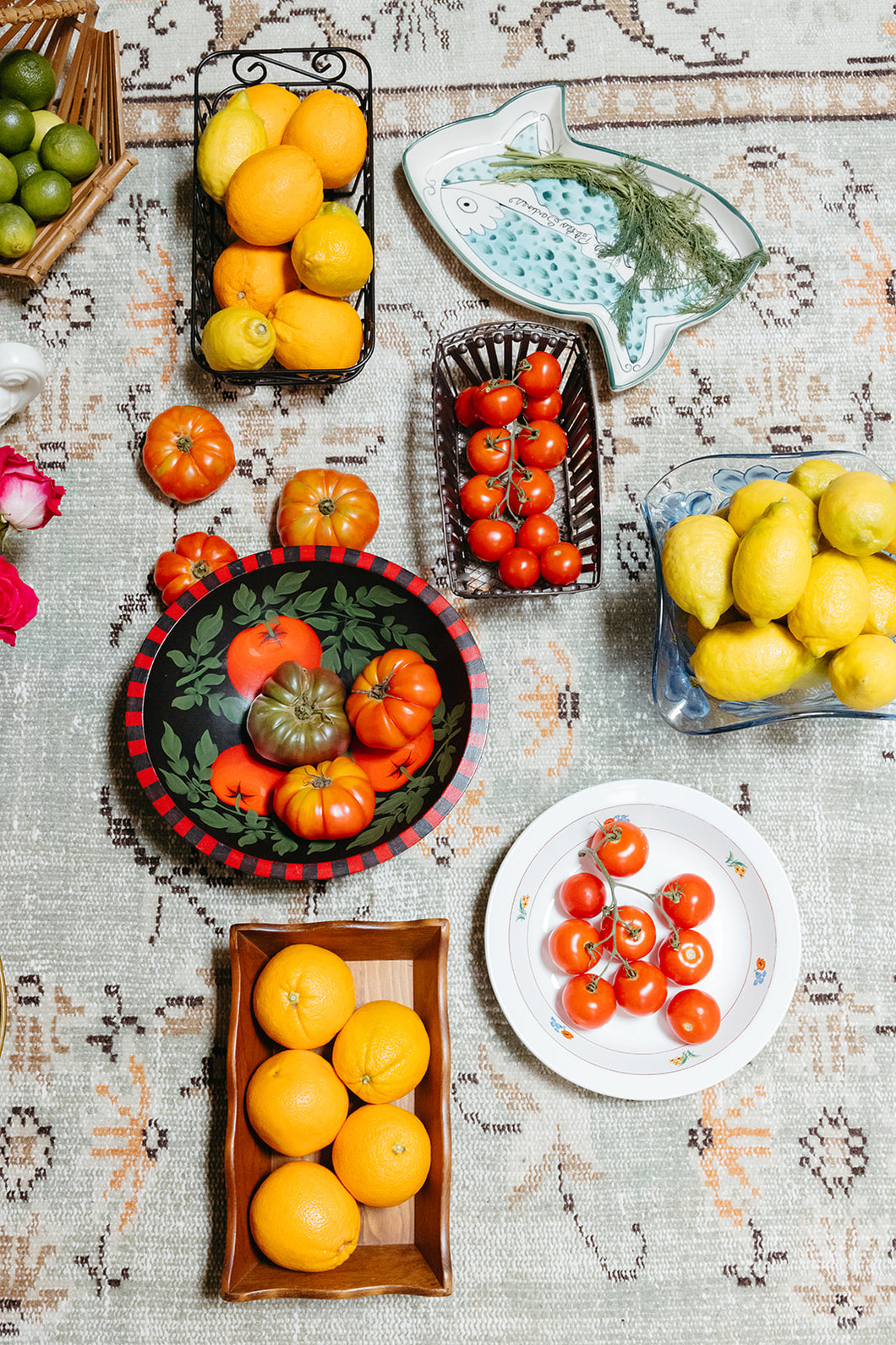 Painted Tomato Bowl