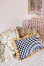 Load image into Gallery viewer, Gingham Ruffle Pillow
