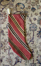 Load image into Gallery viewer, Pink Striped Kilim Stocking
