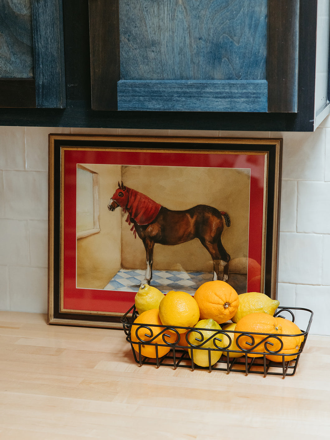 French Scroll Fruit Basket