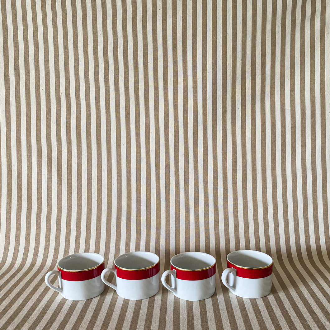 Red Banded Mugs